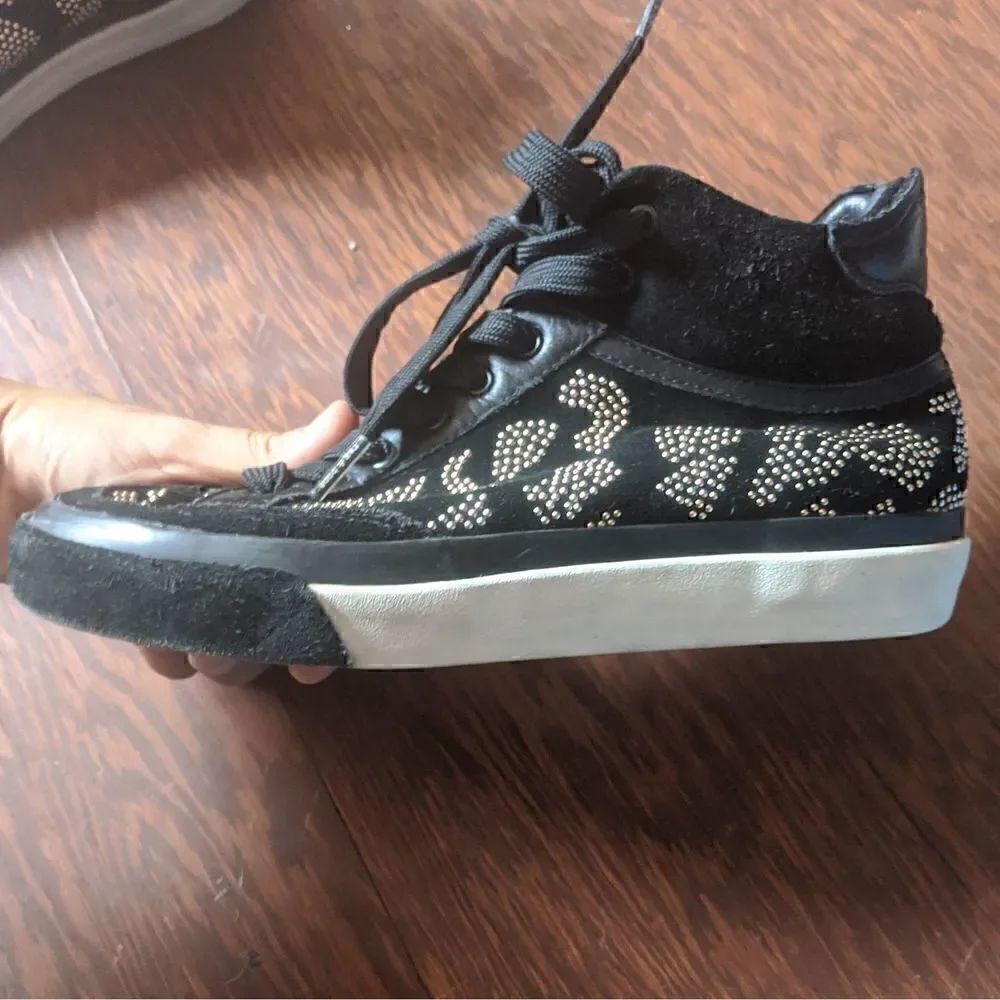 Rag & Bone Studded Animal Print Sneakers - Picture 7 of 12